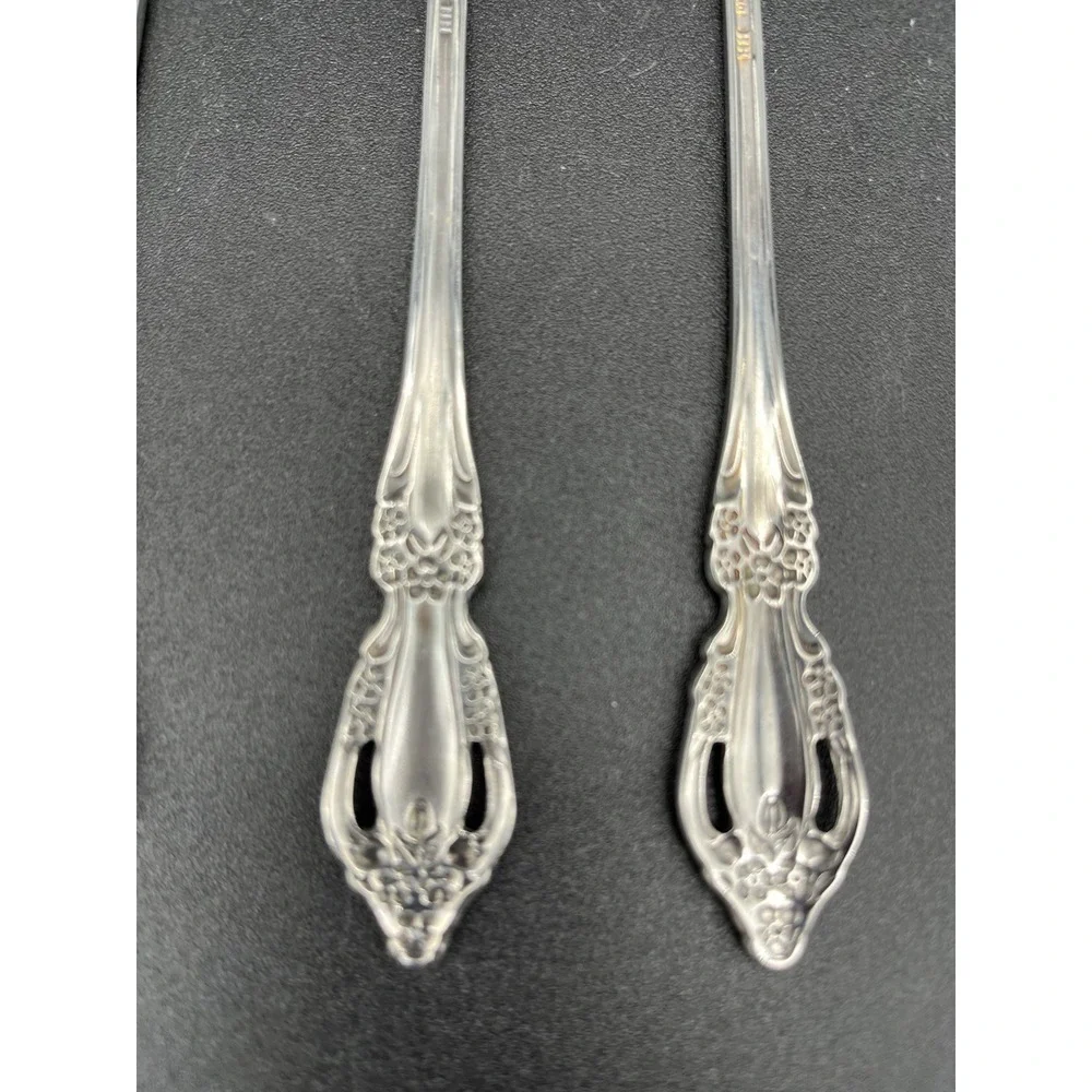 Brahms Stainless Iced Tea Spoons 3 Piece Set Oneida Silver Distinction Plus